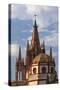 Mexico, San Miguel De Allende. Cathedral of San Miguel Archangel-Brenda Tharp-Stretched Canvas