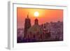 Mexico, San Miguel De Allende. City Overview at Sunset-Jaynes Gallery-Framed Photographic Print