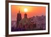 Mexico, San Miguel De Allende. City Overview at Sunset-Jaynes Gallery-Framed Photographic Print