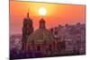 Mexico, San Miguel De Allende. City Overview at Sunset-Jaynes Gallery-Mounted Photographic Print