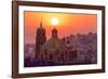 Mexico, San Miguel De Allende. City Overview at Sunset-Jaynes Gallery-Framed Photographic Print