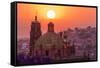 Mexico, San Miguel De Allende. City Overview at Sunset-Jaynes Gallery-Framed Stretched Canvas