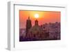 Mexico, San Miguel De Allende. City Overview at Sunset-Jaynes Gallery-Framed Photographic Print