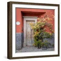 Mexico, San Miguel De Allende. Colorful Doorway. San Miguel De Allende-Jaynes Gallery-Framed Photographic Print