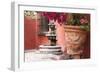 Mexico, San Miguel de Allende, courtyard in San Miguel de Allende-Hollice Looney-Framed Photographic Print