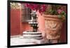 Mexico, San Miguel de Allende, courtyard in San Miguel de Allende-Hollice Looney-Framed Photographic Print