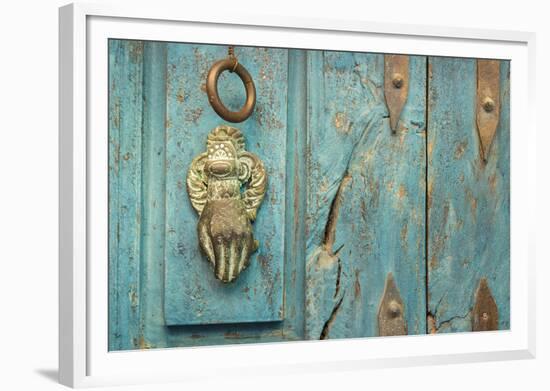 Mexico, San Miguel De Allende. Detail of Doorway-Jaynes Gallery-Framed Photographic Print