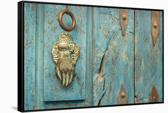 Mexico, San Miguel De Allende. Detail of Doorway-Jaynes Gallery-Framed Stretched Canvas