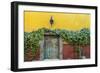 Mexico, San Miguel de Allende. Doorway to colorful building.-Don Paulson-Framed Photographic Print