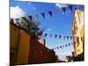 Mexico, San Miguel de Allende, Flags flying for the Day of the Dead calibration-Terry Eggers-Mounted Photographic Print