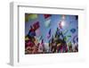 Mexico, San Miguel de Allende, Flags flying for the Day of the Dead celebration-Terry Eggers-Framed Photographic Print