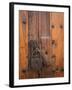 Mexico, San Miguel De Allende. Padlock on Wooden Door-Jaynes Gallery-Framed Photographic Print