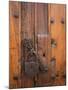 Mexico, San Miguel De Allende. Padlock on Wooden Door-Jaynes Gallery-Mounted Photographic Print