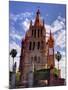 Mexico, San Miguel de Allende, Parroquia Archangel Church-Terry Eggers-Mounted Photographic Print