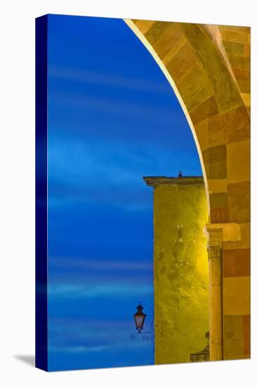 Mexico, San Miguel De Allende. Part of Parroquia Cathedral at Sunset-Jaynes Gallery-Stretched Canvas