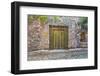 Mexico, San Miguel De Allende. Quaint Doorway in Stone Wall Facade-Jaynes Gallery-Framed Photographic Print