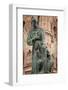 Mexico, San Miguel de Allende. Statue of Fray Juan de San Miguel.-Don Paulson-Framed Photographic Print