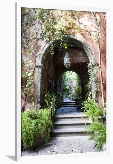 Mexico, San Miguel de Allende, Street archway.-Hollice Looney-Framed Photographic Print