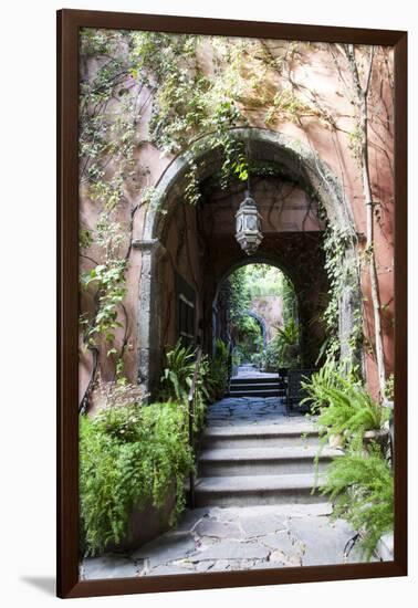 Mexico, San Miguel de Allende, Street archway.-Hollice Looney-Framed Photographic Print