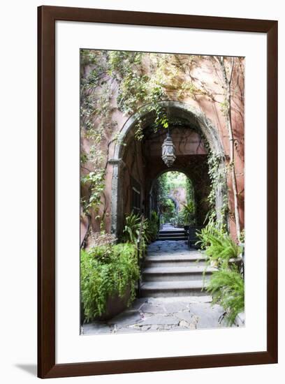 Mexico, San Miguel de Allende, Street archway.-Hollice Looney-Framed Premium Photographic Print