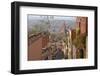 Mexico, San Miguel de Allende. Street scene with overview of city.-Don Paulson-Framed Photographic Print