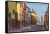 Mexico, San Miguel De Allende. Street Scene-Jaynes Gallery-Framed Stretched Canvas