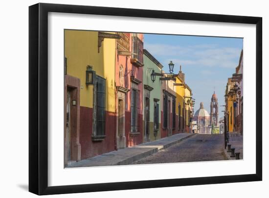 Mexico, San Miguel De Allende. Street Scene-Jaynes Gallery-Framed Photographic Print