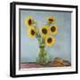 Mexico, San Miguel De Allende. Sunflowers in Vase on Table-Jaynes Gallery-Framed Photographic Print