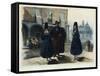 Mexico, Scene of Everyday Life in La Mantilla-null-Framed Stretched Canvas