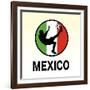 Mexico Soccer-null-Framed Giclee Print