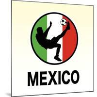 Mexico Soccer-null-Mounted Giclee Print