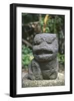 Mexico, Tabasco State, Villahermosa, La Venta Archaeological Site, Olmec Sculpture-null-Framed Giclee Print