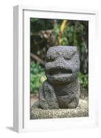 Mexico, Tabasco State, Villahermosa, La Venta Archaeological Site, Olmec Sculpture-null-Framed Giclee Print