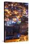 Mexico, the Colorful Homes and Buildings of Guanajuato at Night-Judith Zimmerman-Stretched Canvas