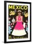 Mexico, The Land of Charm, Lady in Native Dress-null-Framed Art Print