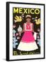 Mexico, The Land of Charm, Lady in Native Dress-null-Framed Art Print