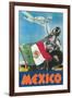 Mexico Travel Poster-null-Framed Art Print