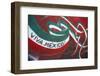 Mexico. Wall Painted to Celebrate Colors of Mexican Flag-Steve Ross-Framed Photographic Print