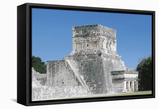 Mexico, Yucatan, Chichen Itza, Mayan Archeological Site, Great Ballcourt-null-Framed Stretched Canvas