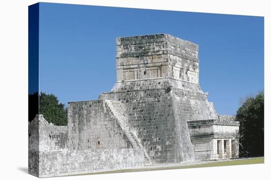 Mexico, Yucatan, Chichen Itza, Mayan Archeological Site, Great Ballcourt-null-Stretched Canvas