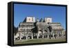 Mexico, Yucatan, Chichen Itza, Temple of Warriors and Group of Thousand Columns-null-Framed Stretched Canvas