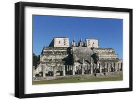 Mexico, Yucatan, Chichen Itza, Temple of Warriors and Group of Thousand Columns-null-Framed Giclee Print