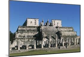 Mexico, Yucatan, Chichen Itza, Temple of Warriors and Group of Thousand Columns-null-Mounted Giclee Print