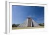 Mexico, Yucatan Peninsula, Yucatan, Chichen Itza, Kukulkan Pyramid-Adam Crowley-Framed Photographic Print