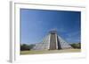 Mexico, Yucatan Peninsula, Yucatan, Chichen Itza, Kukulkan Pyramid-Adam Crowley-Framed Photographic Print