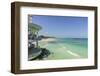 Mexico, Yucatan port, Lovely Playa del Carmen basks in the warm tropical sun.-Jerry Ginsberg-Framed Photographic Print