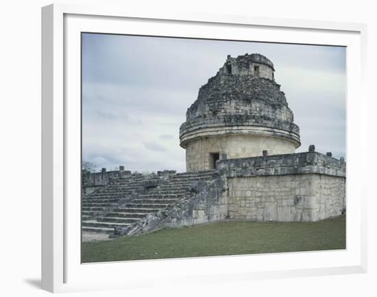 Mexico, Yucatan State, Chichen Itza, El Caracol, Circular Astronomical Observatory-null-Framed Giclee Print