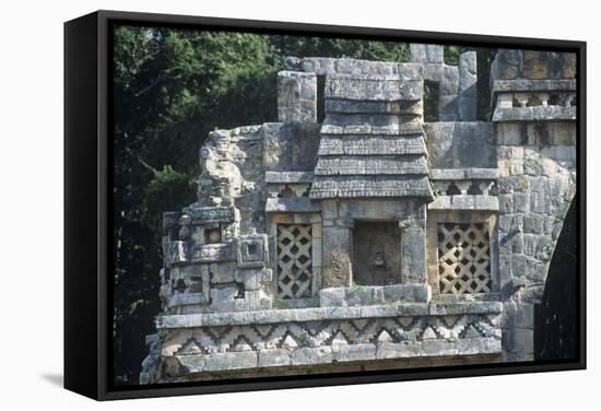 Mexico, Yucatan State, Gateway at Labna-null-Framed Stretched Canvas