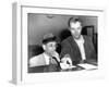 Meyer Lansky Is Booked on Vagrancy Charges at the West 54th Street Police Station in Manhattan-null-Framed Photo