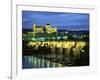 Mezquita (Cathedral) and Puente Romano (Roman Bridge), Cordoba, Andalucia (Andalusia), Spain-Colin Brynn-Framed Photographic Print